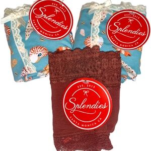 Splendies Bikini Panties Size 3x Beach Seashells Lot of 3 New Pairs of Underwear